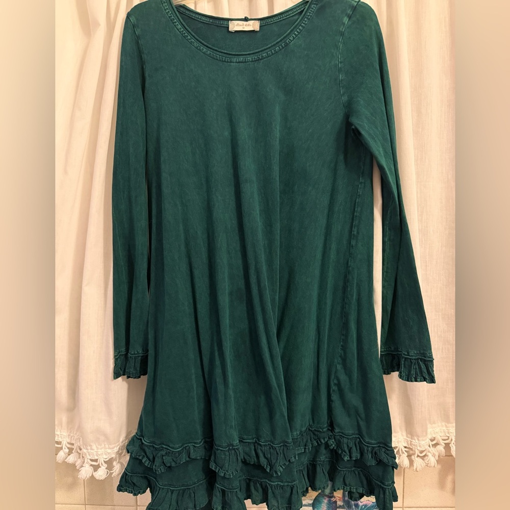 Altar'd State Deep Green Dress